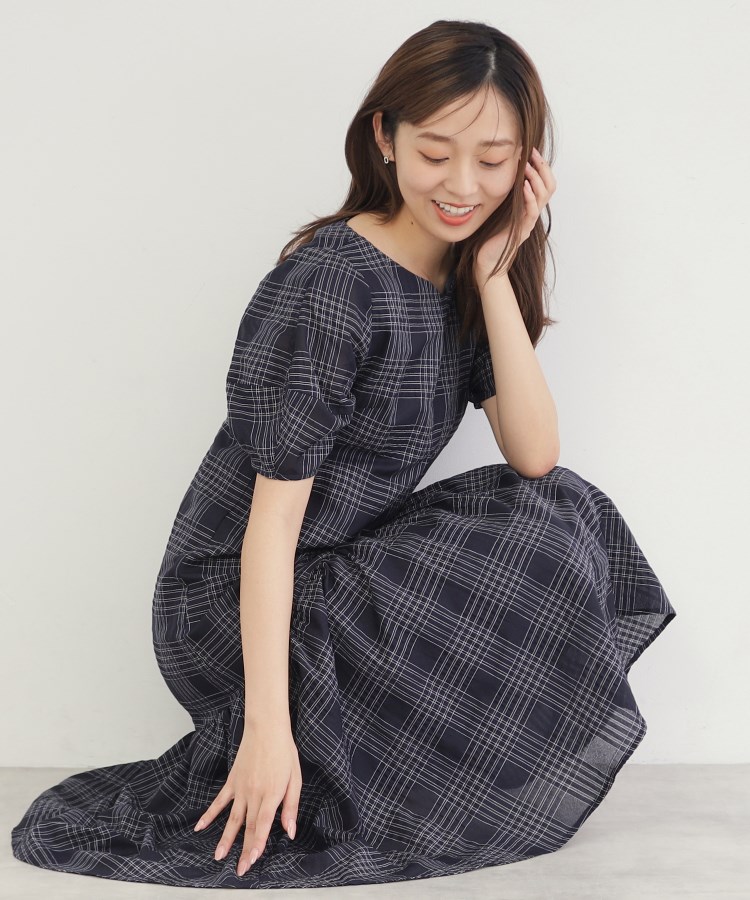 ANDMARY】Natalie check mini dress