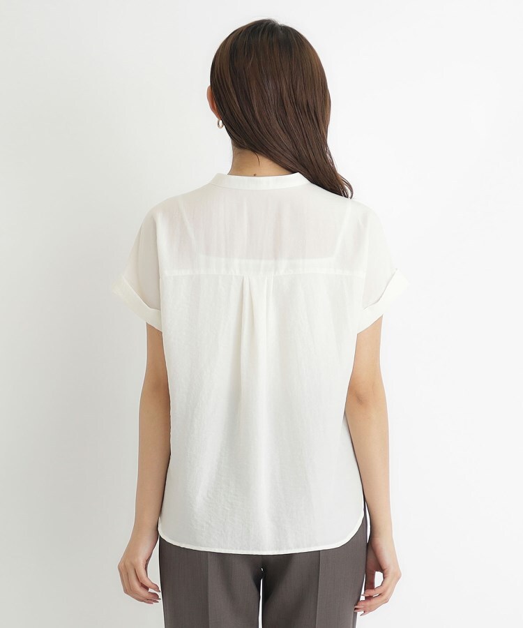 arimatsu peplum blouse/white - akiki