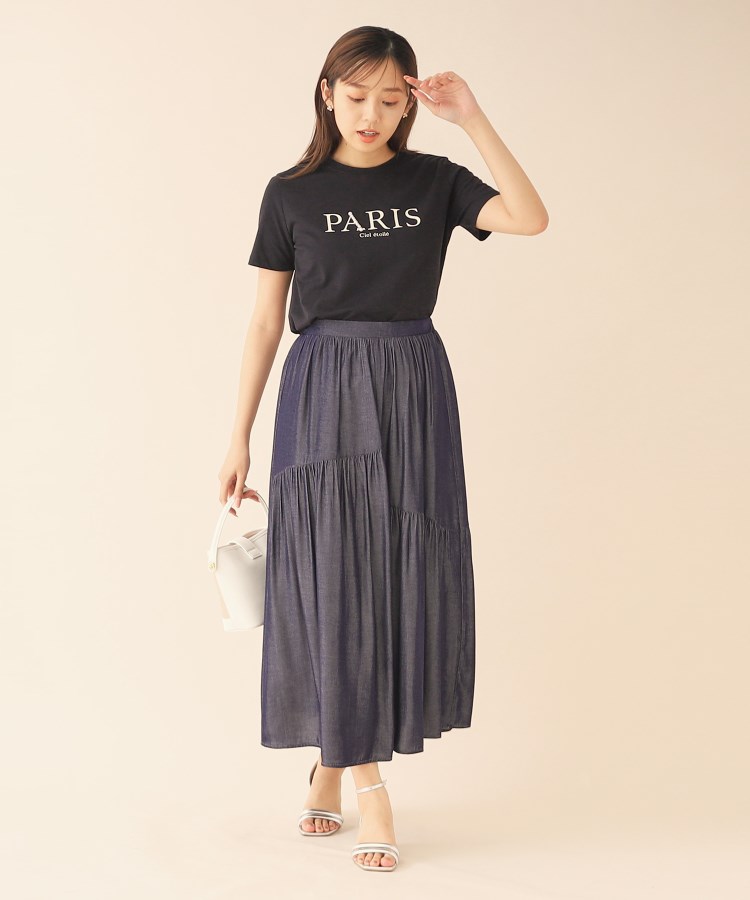 インデックス(index)のPARISパール調デザインTシャツ【洗濯機洗い可】11