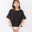 インデックス(index)のドッキングフレアトップス【洗濯機洗い可/接触冷感/吸水速乾】 ブラック(019)