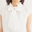インデックス(index)のギャザーボウタイブラウス【洗濯機洗い可】20