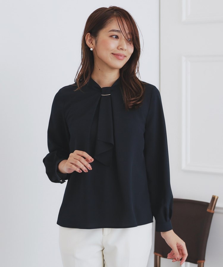 XS-LLsize》通勤・セレモニー対応/ボウタイブラウス/取り外し XS-LLsize》通勤・セレモニー対応/ボウタイブラウス/取り外し