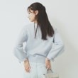 インデックス(index)のラメリボンスリーブ二ット【洗濯機洗い可/抗ピル】1