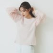 インデックス(index)の《美人百花掲載》リボンチュールトップス【洗濯機洗い可】9