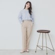 インデックス(index)のサイドバックルストレッチテーパードパンツ【洗濯機可・イージーアイロン・防シワ】13