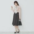 インデックス(index)のスカーフ付きハイネックリブニット【洗濯機洗い可】12