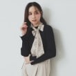 インデックス(index)のスカーフ付きハイネックリブニット【洗濯機洗い可】15