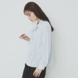 インデックス(index)の《美人百花掲載》アシンメトリーボウタイブラウス【洗濯機洗い可/防シワ】5