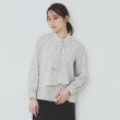 インデックス(index)の《美人百花掲載》アシンメトリーボウタイブラウス【洗濯機洗い可/防シワ】17