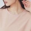 インデックス(index)のカットジョーゼットドッキングペプラムトップス【洗濯機可】16