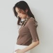 インデックス(index)の《5色展開》Vネックリブニット【洗濯機洗い可】17