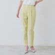 インデックス(index)の《6色展開/XS-LLサイズ》コンパクトストレッチテーパードパンツ【洗濯機洗い可/吸水速乾/透け防止/イージーアイロン】 ライトイエロー(030)