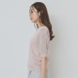 インデックス(index)の《5color》柄編みスリーブVネックニット【洗濯機洗い可】22