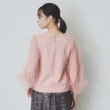 インデックス(index)のビジュー付きチュールバルーンスリーブトップス【洗濯機洗い可】16