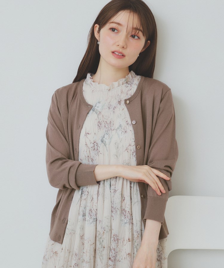 7color/XS-LLsize》ビジューボタンニットカーディガン【洗濯機 7color/XS-LLsize》ビジューボタンニットカーディガン【洗濯機