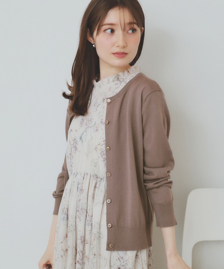 7color/XS-LLsize》ビジューボタンニットカーディガン【洗濯機 7color/XS-LLsize》ビジューボタンニットカーディガン【洗濯機