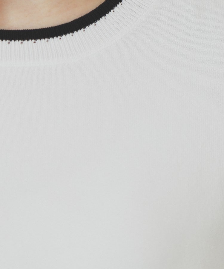 7color/XS-LLsize》クルーネックデザインスリーブニット【洗濯機 7color/XS-LLsize》クルーネックデザインスリーブニット【洗濯機