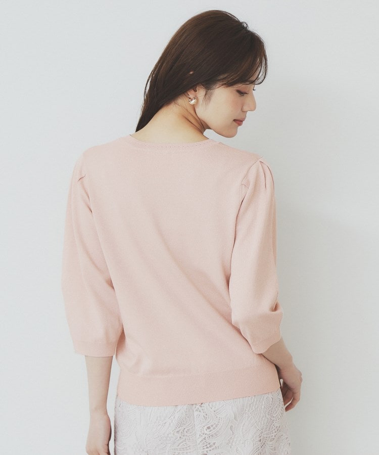 インデックス(index)の《7色展開/XS-LLサイズ》クルーネックデザインスリーブニット【洗濯機洗い可】35