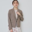 インデックス(index)のストレッチテーラードジャケット/セットアップ対応【洗える/抗ピル/接触冷感】 トープ(054)