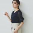 インデックス(index)のチュールレーススリーブニット【洗濯機洗い可】20