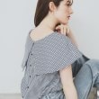 インデックス(index)の前後2wayオフショルカラーブラウス【洗濯機可】 オフホワイト(203)