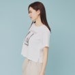 インデックス(index)の箔プリントショート丈Tシャツ【UV/接触冷感/洗濯機洗い可】18