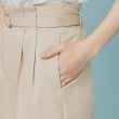 インデックス(index)のベルト付ストレッチワイドパンツ【防シワ/イージーアイロン/洗濯機洗い可】28