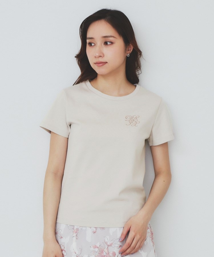 インデックス(index)のエンブレム刺繍Tシャツ【UV/接触冷感/洗濯機洗い可】13