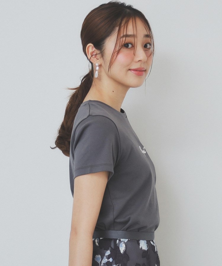 インデックス(index)のワンポイントロゴ刺繍Tシャツ【UV/接触冷感/洗濯機洗い可】5