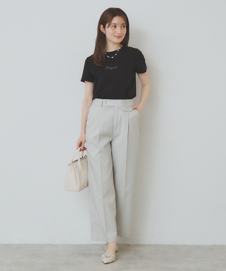 インデックス(index)のワンポイントロゴ刺繍Tシャツ【UV/接触冷感/洗濯機洗い可】10