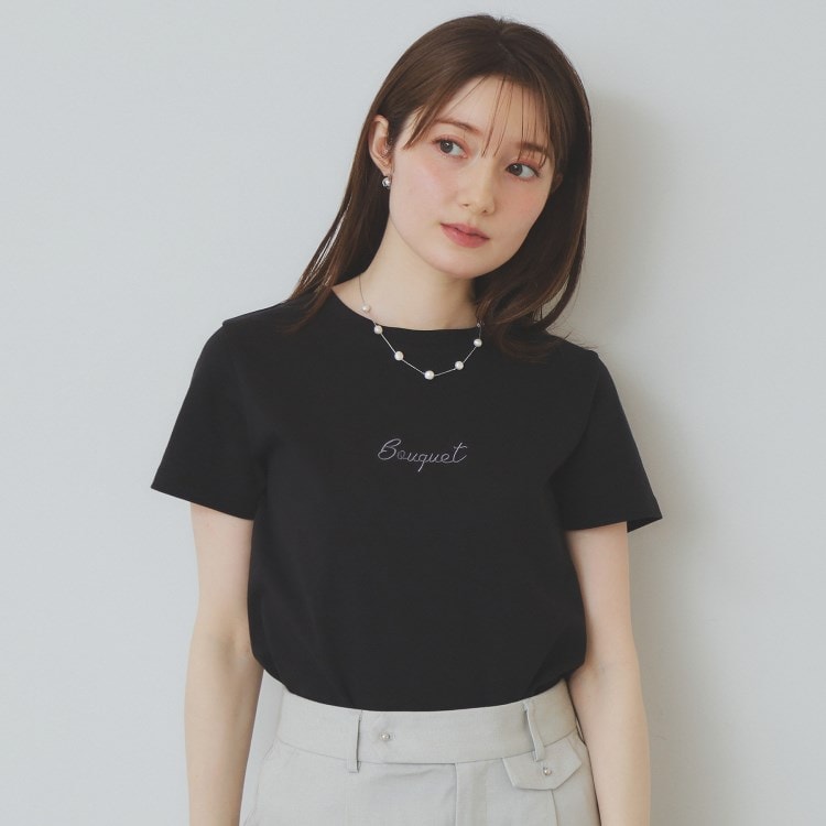 インデックス(index)のワンポイントロゴ刺繍Tシャツ【UV/接触冷感/洗濯機洗い可】 Ｔシャツ