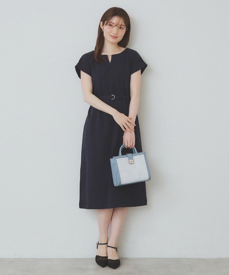 5color/XS-3Lsize》Iラインシルエットワンピース【UV/接触冷感 5color/XS-3Lsize》Iラインシルエットワンピース【UV/接触冷感