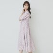 インデックス(index)のスタンドネック小花柄ワンピース【洗濯機洗い可/イージーアイロン】1
