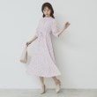 インデックス(index)のスタンドネック小花柄ワンピース【洗濯機洗い可/イージーアイロン】3