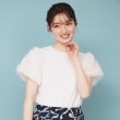インデックス(index)のシフォンチュールスリーブニット【洗える】1