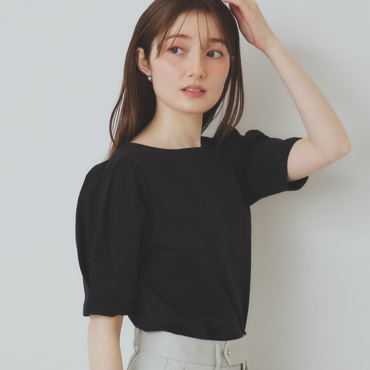 インデックス(index)の《10色展開/XS-LLサイズ》コットンスムースタックスリーブトップス【UV/接触冷感/洗濯機洗い可】 カットソー