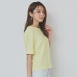 インデックス(index)の《10色展開/XS-LLサイズ》コットンスムースタックスリーブトップス【UV/接触冷感/洗濯機洗い可】 ライトイエロー(030)