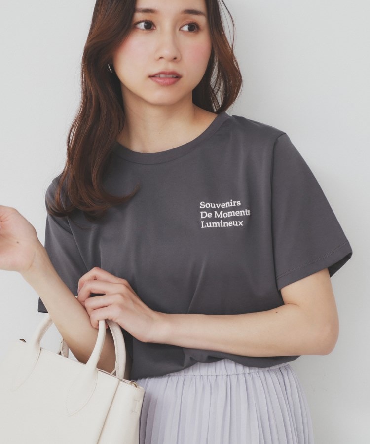 インデックス(index)のロゴ刺繍Tシャツ【UV/接触冷感/洗濯機洗い可】5