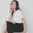 インデックス(index)のロゴ刺繍Tシャツ【UV/接触冷感/洗濯機洗い可】1