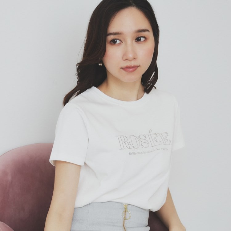 インデックス(index)のフロントロゴ刺繍Tシャツ【UVケア/洗濯機洗い可/接触冷感】 Ｔシャツ