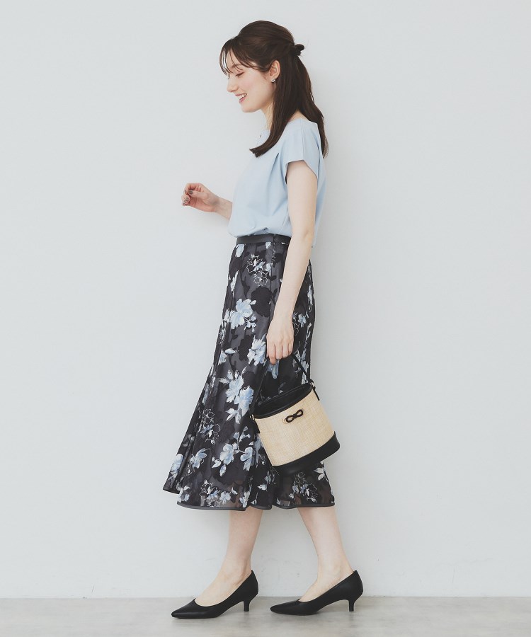 インデックス(index)の《6色展開/XS-3サイズ》キーネックビジュートップス【UV/接触冷感/洗濯機洗い可】22