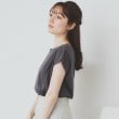 インデックス(index)の《6色展開/XS-3サイズ》キーネックビジュートップス【UV/接触冷感/洗濯機洗い可】7