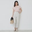 インデックス(index)の《6色展開/S-3Lサイズ》フラワー刺繍Tシャツ【汗ジミ防止/吸水速乾/接触冷感/UVケア/洗濯機洗い可】20