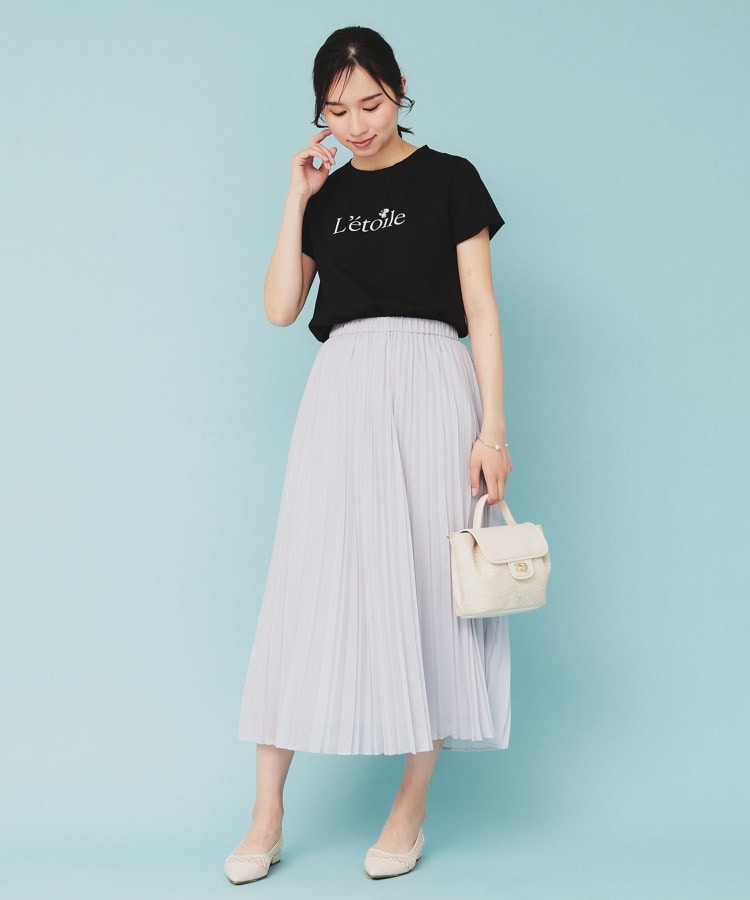 インデックス(index)のビジュー付きロゴTシャツ【接触冷感/UVケア/吸水速乾/汗ジミ防止/洗濯機洗い可】8