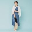 インデックス(index)のシャンブレーティアードロングワンピース【洗濯機洗い可/接触冷感】3
