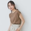 インデックス(index)の《XS-LLサイズ》フレンチスリーブニット【洗濯機洗い可/抗ピル】3