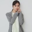 インデックス(index)のシアージャージミドル丈カーディガン【接触冷感/UVケア/洗濯機洗い可】1