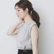 インデックス(index)のタックノースリーブニット【洗濯機洗い可/UVケア/抗ピル】1