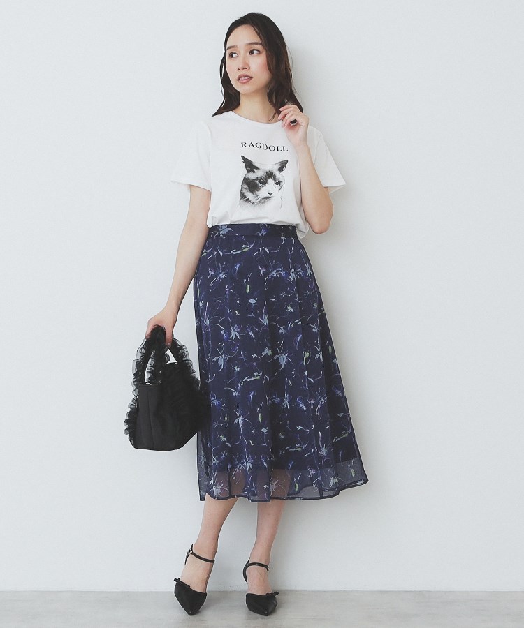 インデックス(index)のねこプリントTシャツ【洗濯機洗い可】10