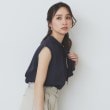 インデックス(index)のアシンメトリーボウタイブラウス【洗濯機洗い可】5